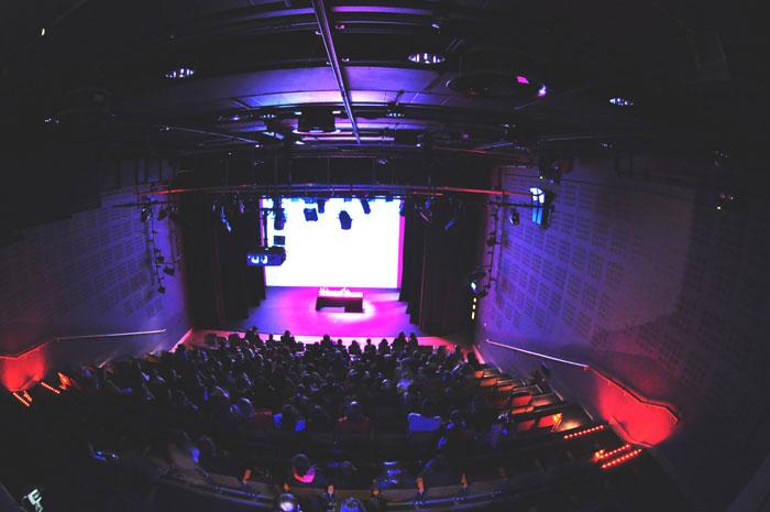 seating and stage at dlr Mill Theatre