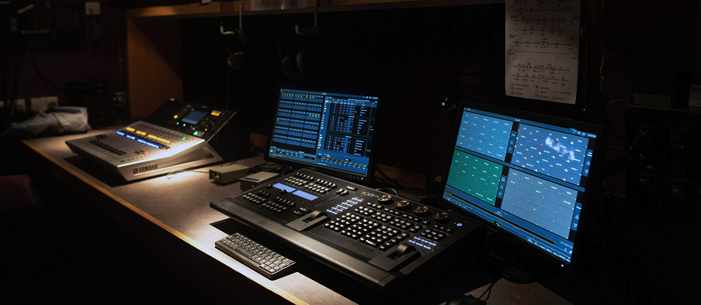 Tech area at dlr Mill Theatre