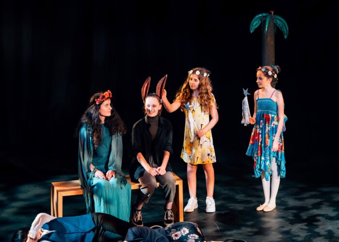 Children performing on stage at dlr Mill Theatre