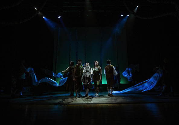 Performers on stage at dlr Mill Theatre